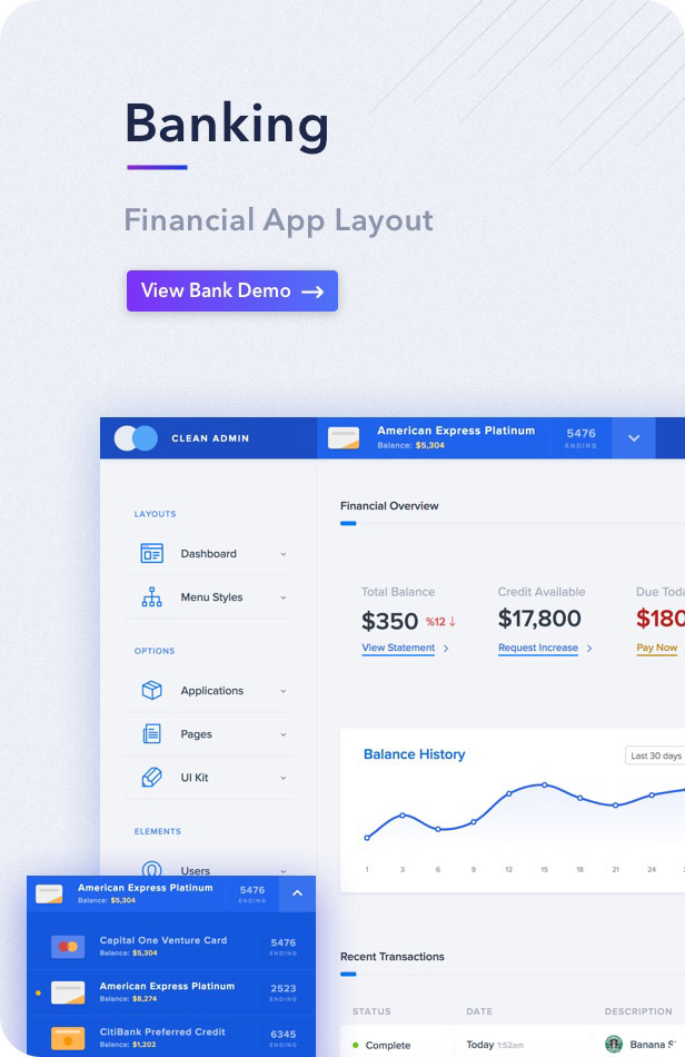 Light Admin - Clean Bootstrap 4 Dashboard HTML Template with Crypto - 3